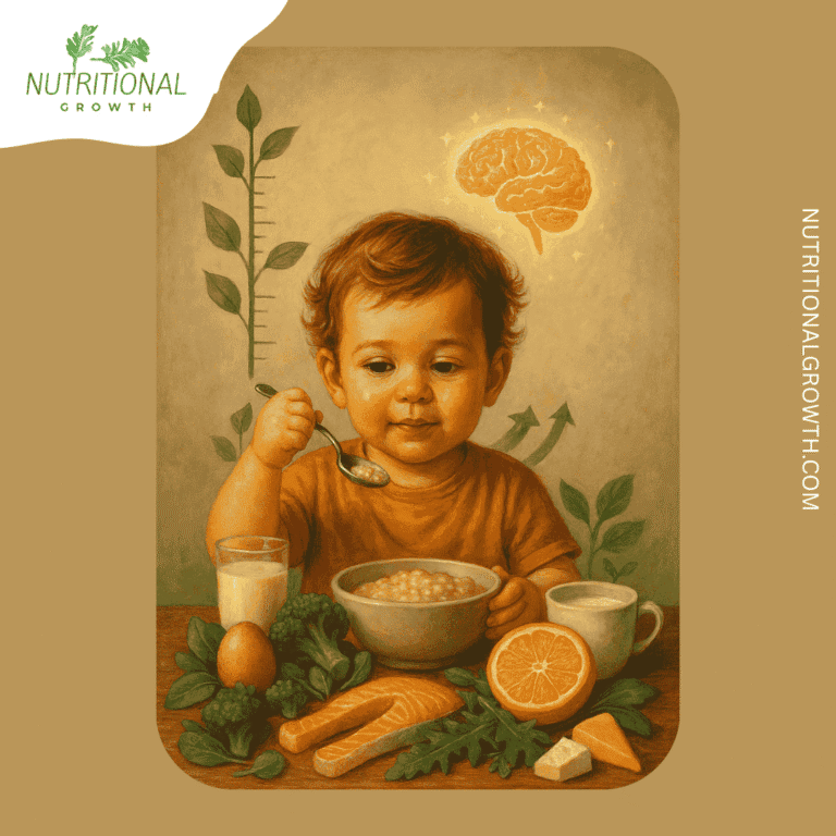 nutritional growth supports height and brain development