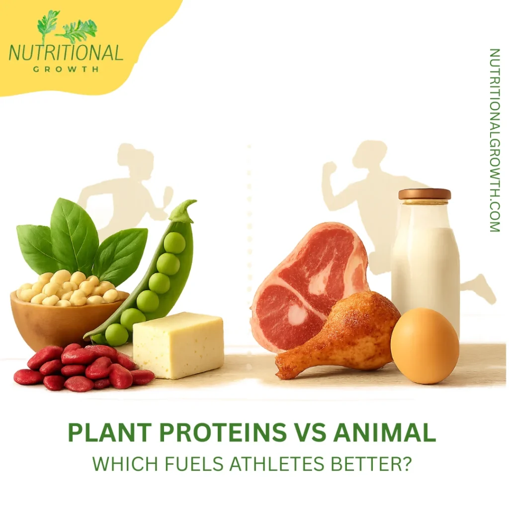 Comparison of plant vs animal protein for athletes